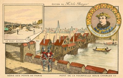 Pont de la Tournelle, Paris by French School